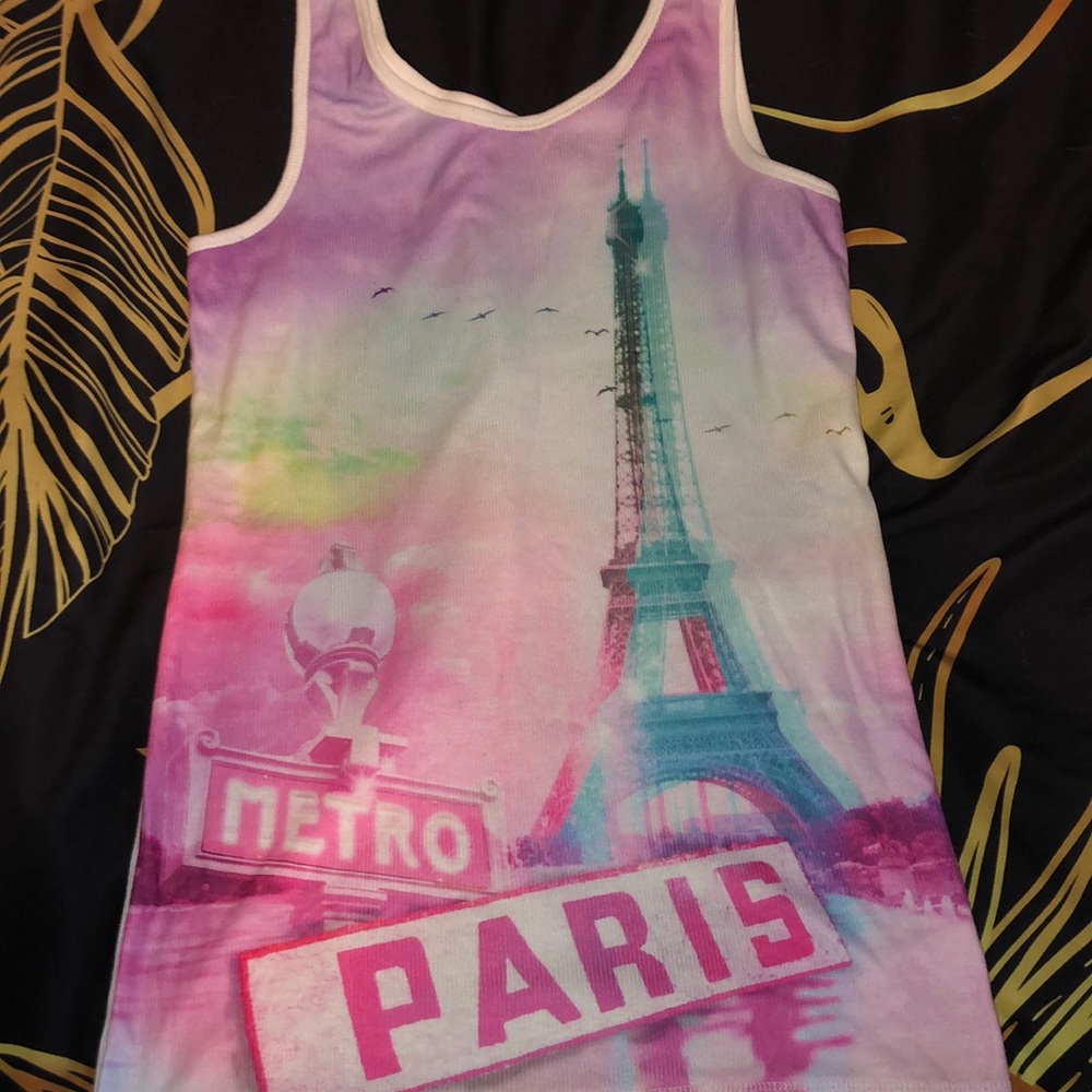 Paris tank top